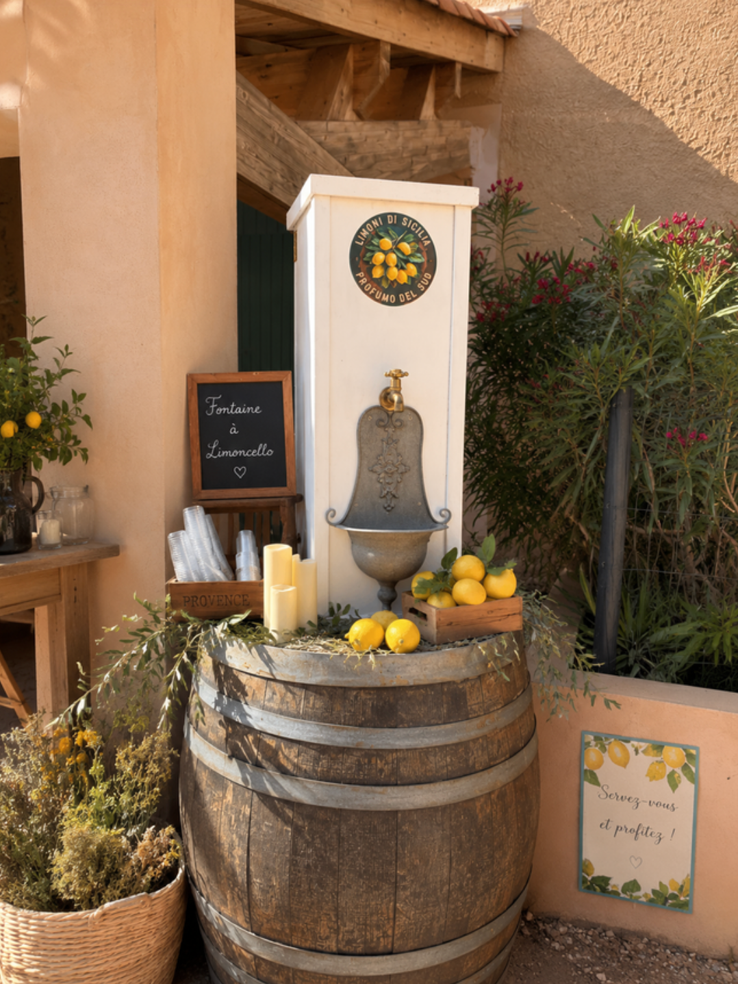 Fontaine à limoncello — Location