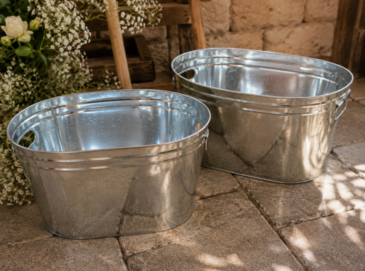 Bassine à boissons en aluminium — Location
