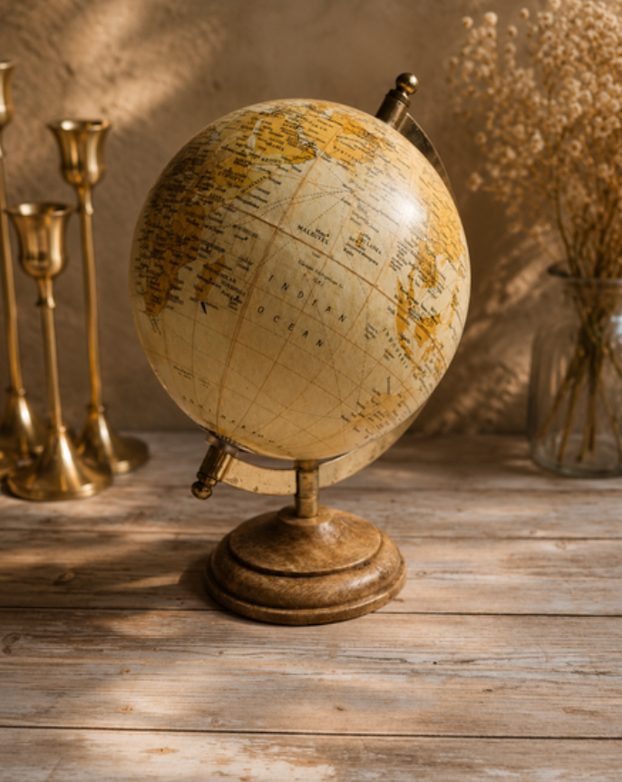 Mini mappemonde décorative — Location