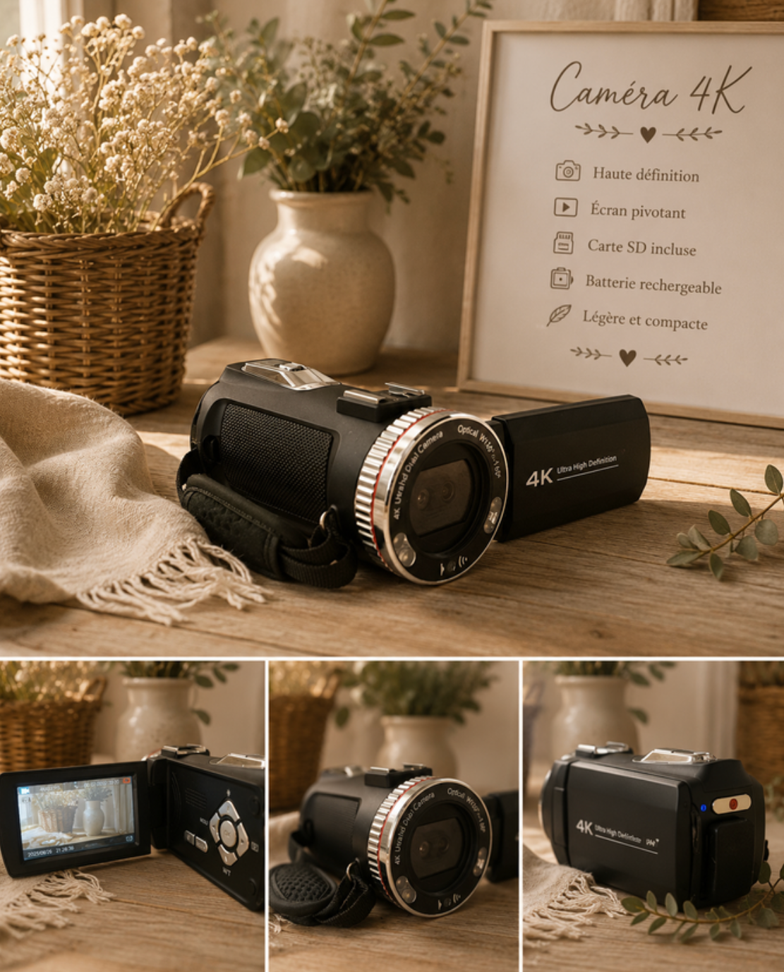 Caméscope numérique 4K — Location