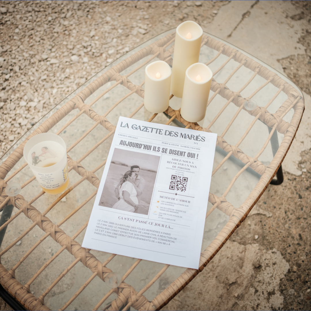 Gazette des Mariés Personnalisée